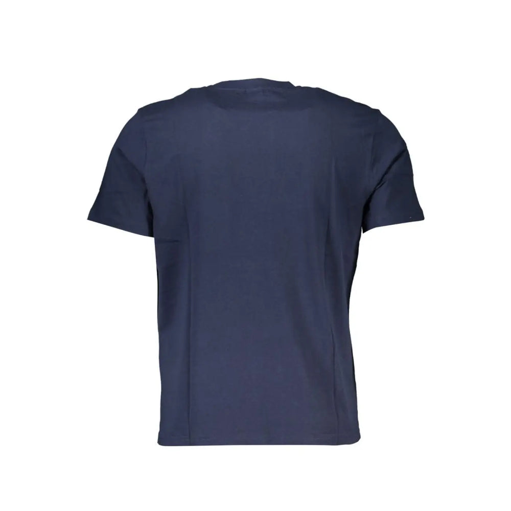 North Sails Blue Cotton Men T-shirt