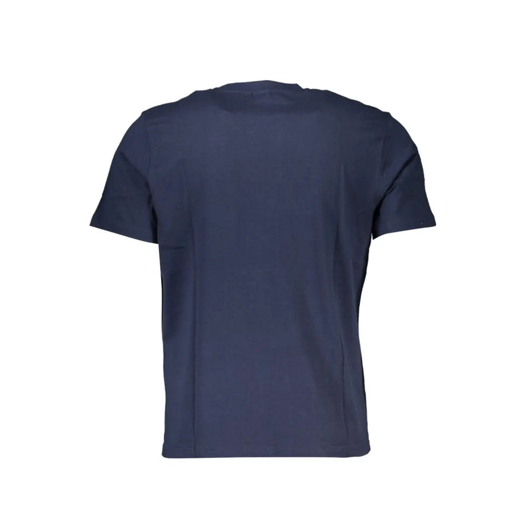 North Sails Blue Cotton Men T-shirt