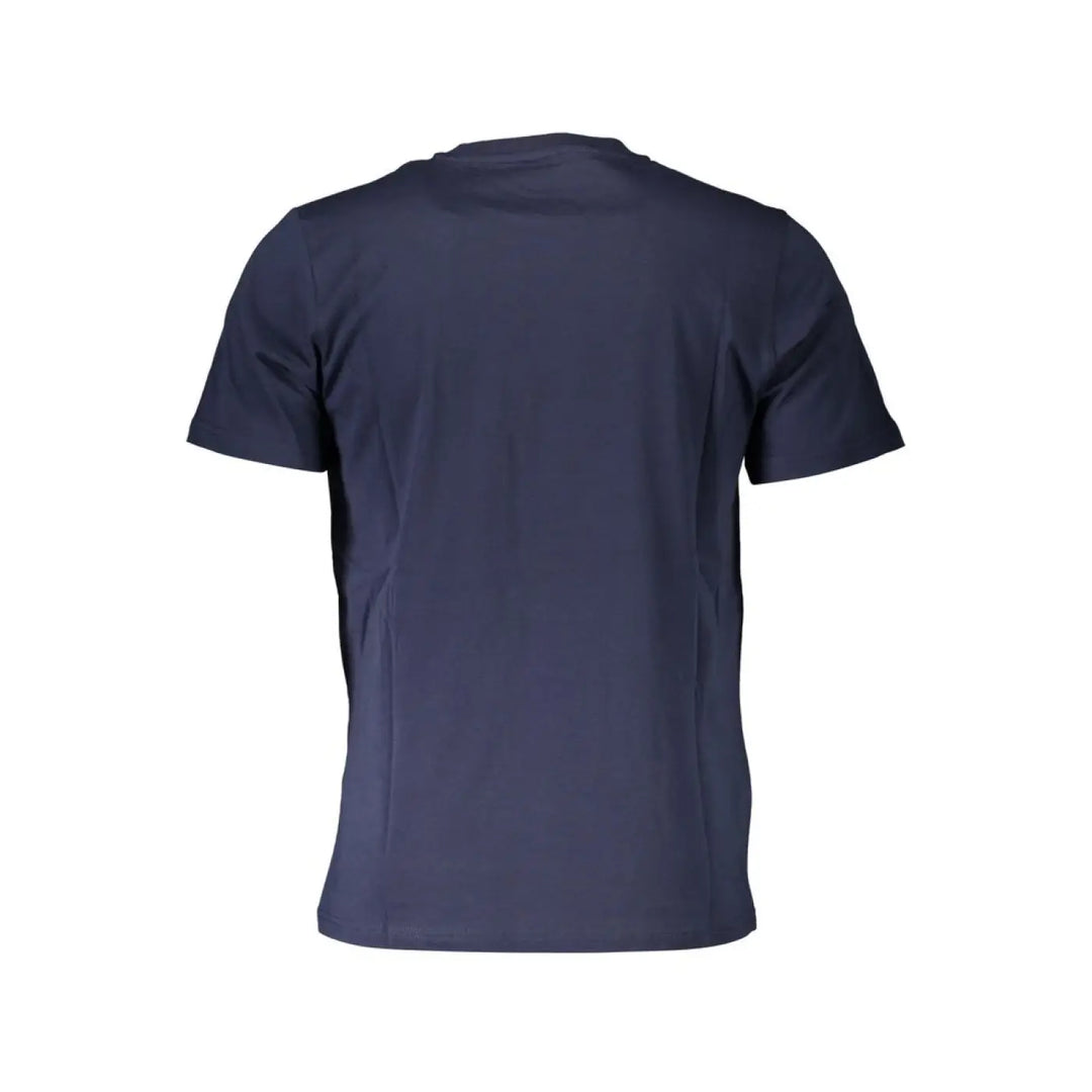 North Sails Blue Cotton Men T-shirt