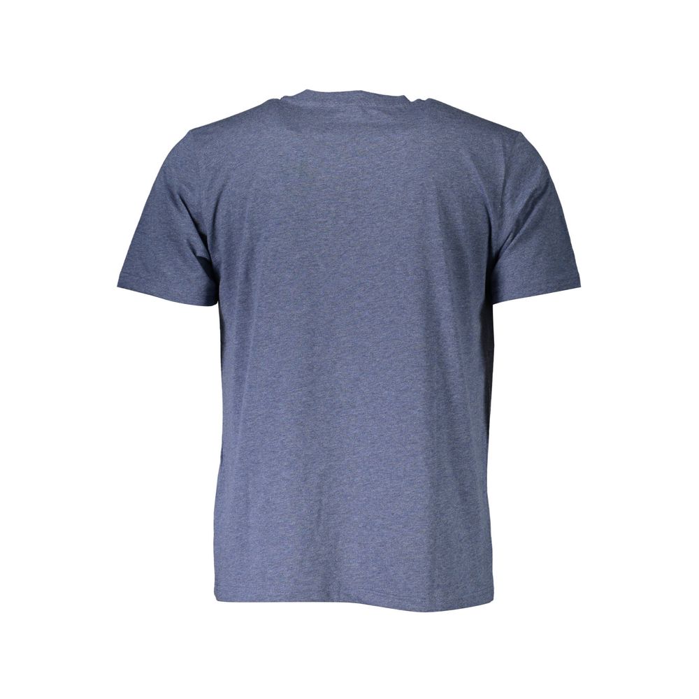 North Sails Blue Cotton Men T-shirt