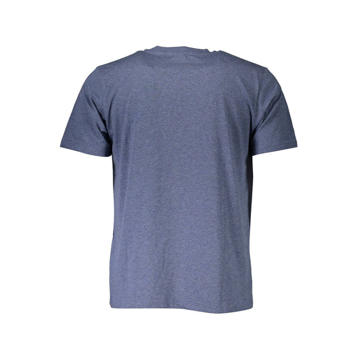 North Sails Blue Cotton Men T-shirt
