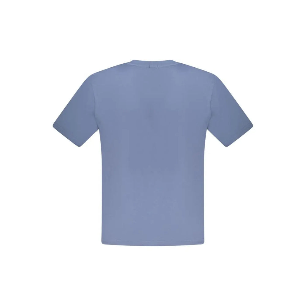 North Sails Blue Cotton Men T-shirt