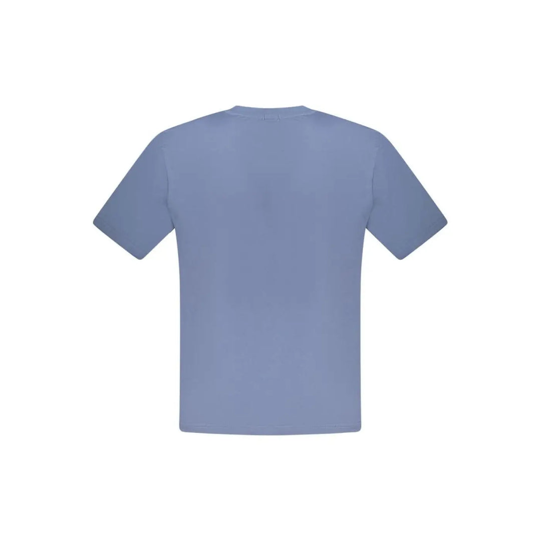 North Sails Blue Cotton Men T-shirt