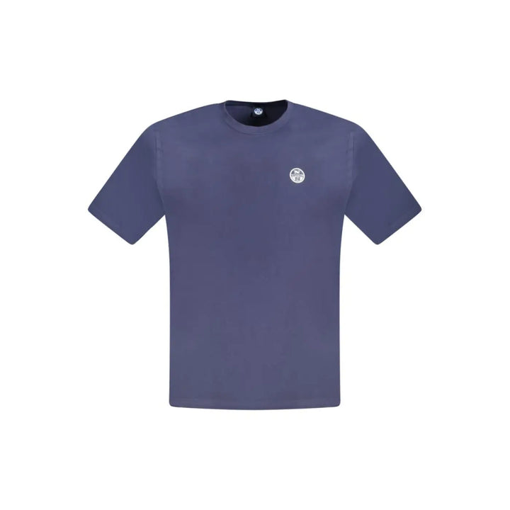 North Sails Blue Cotton Men T-shirt
