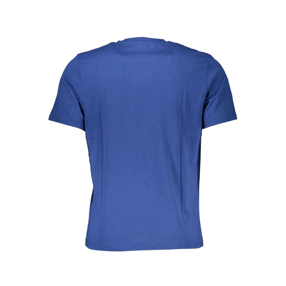North Sails Blue Cotton Men T-shirt