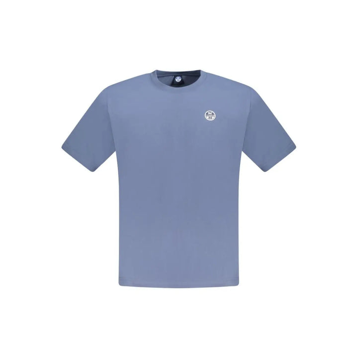 North Sails Blue Cotton Men T-shirt
