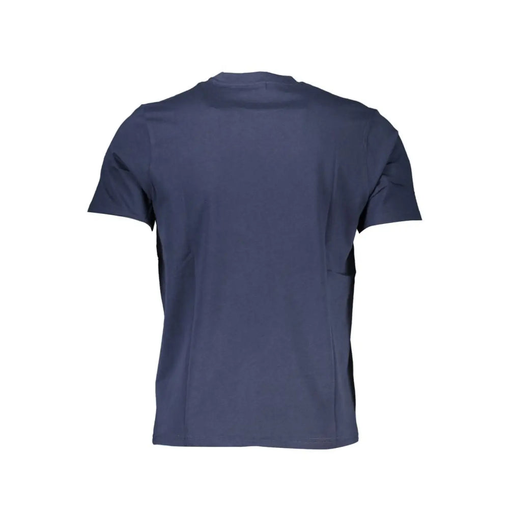 North Sails Blue Cotton Men T-shirt