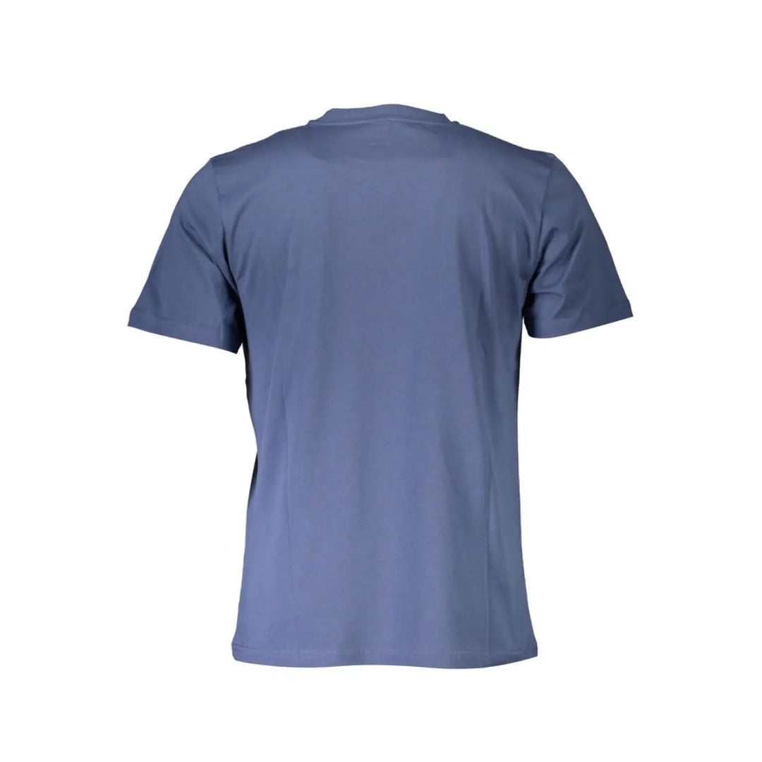North Sails Blue Cotton Men T-shirt