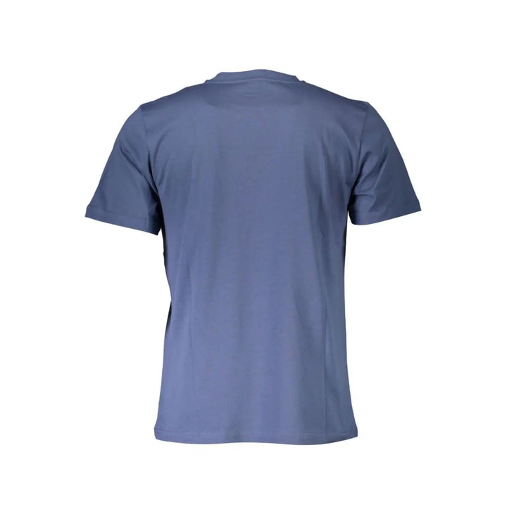North Sails Blue Cotton Men T-shirt