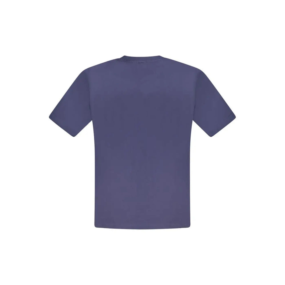 North Sails Blue Cotton Men T-shirt