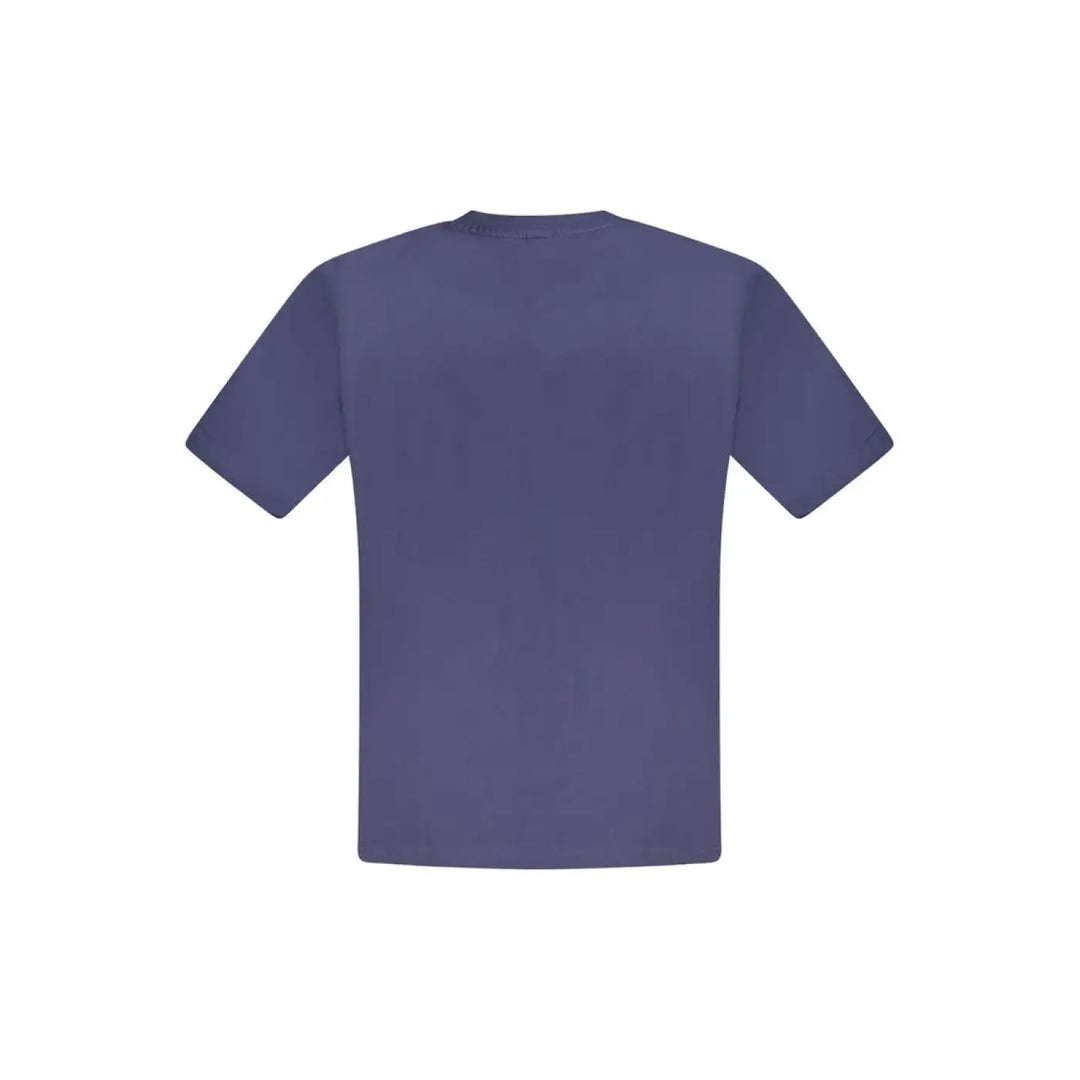 North Sails Blue Cotton Men T-shirt