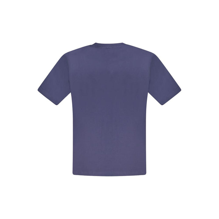 North Sails Blue Cotton Men T-shirt