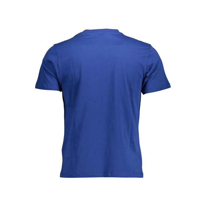 North Sails Blue Cotton Men T-shirt