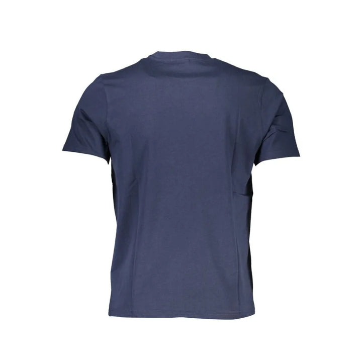 North Sails Blue Cotton Men T-Shirt
