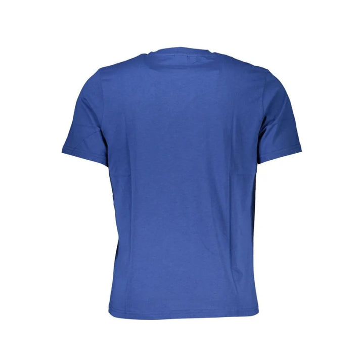 North Sails Blue Cotton Men T-Shirt