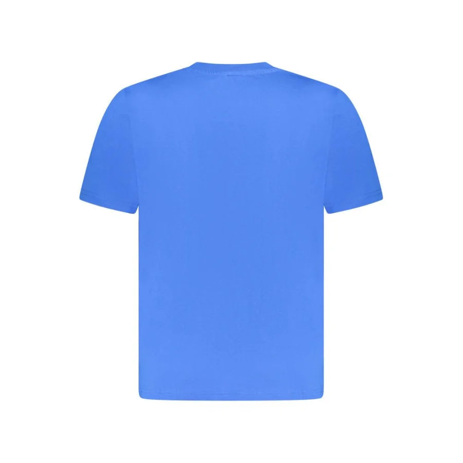 North Sails Blue Cotton Men T-Shirt
