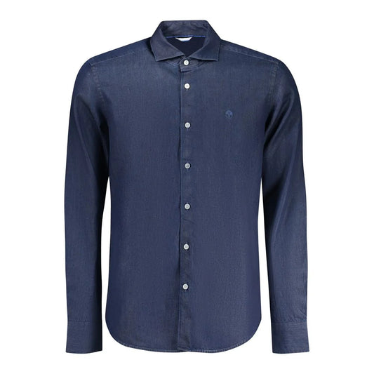 North Sails Blue Cotton Men’s Shirt