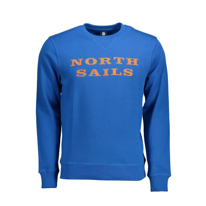 North Sails Blue Cotton Men’s Sweatshirt