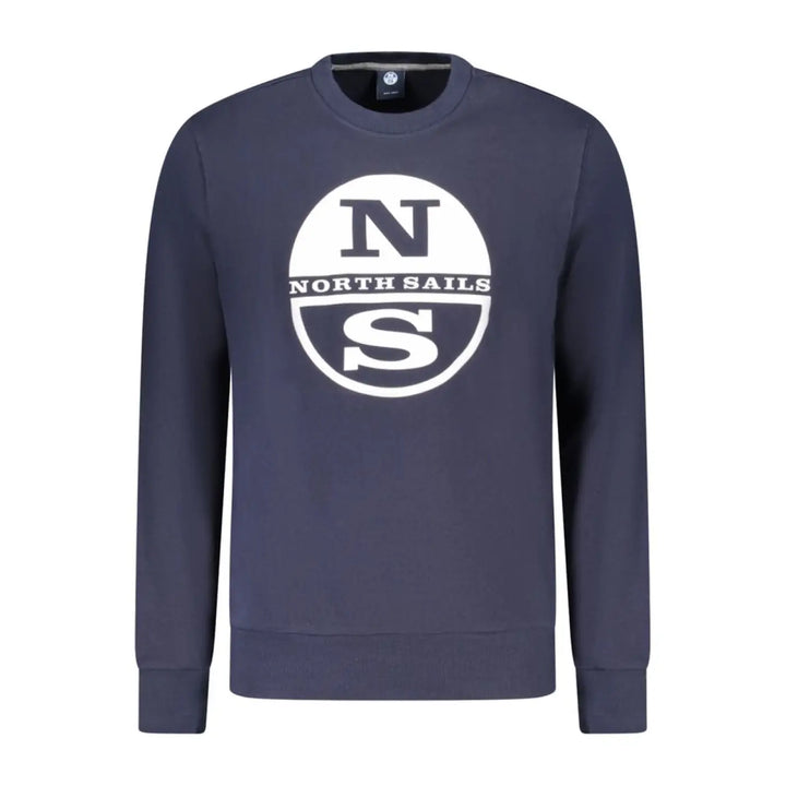 North Sails Blue Cotton Men’s Sweatshirt