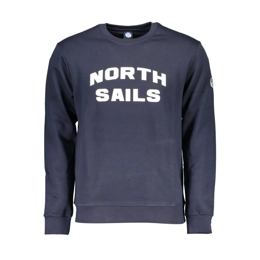 North Sails Blue Cotton Men’s Sweatshirt