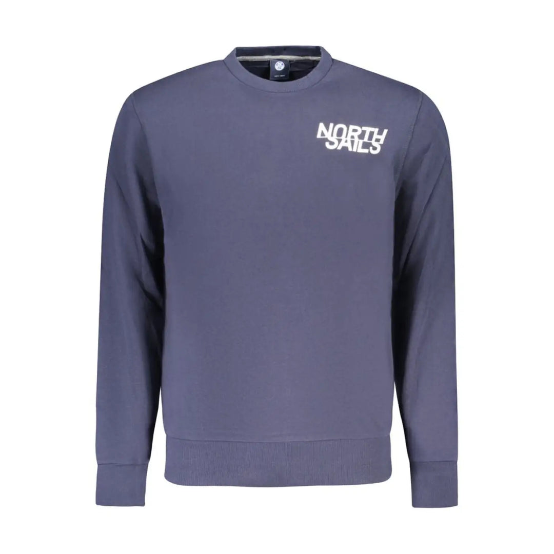 North Sails Blue Cotton Men’s Sweatshirt