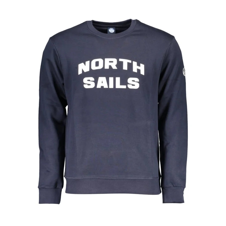 North Sails Blue Cotton Men’s Sweatshirt
