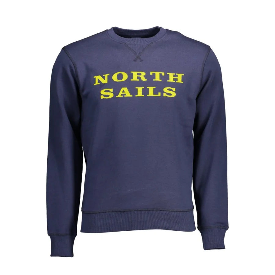 North Sails Blue Cotton Men’s Sweatshirt