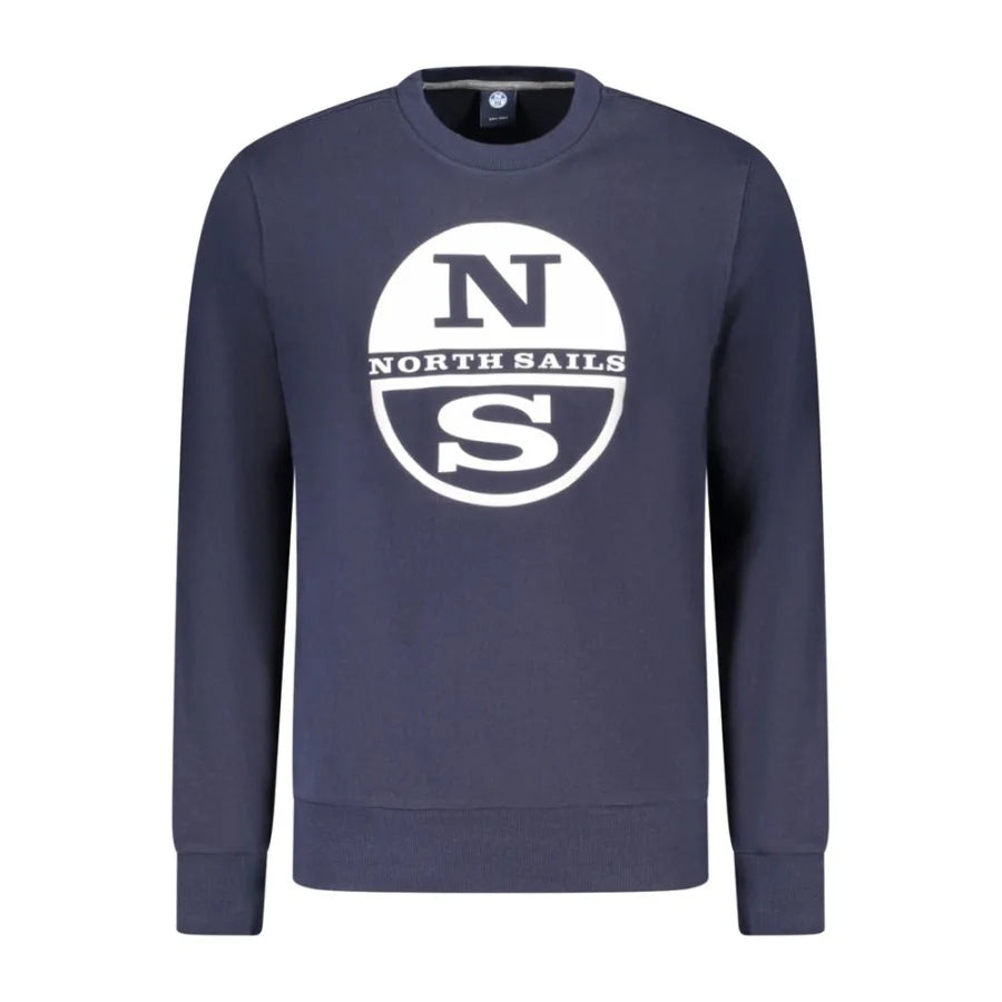 North Sails Blue Cotton Men’s Sweatshirt