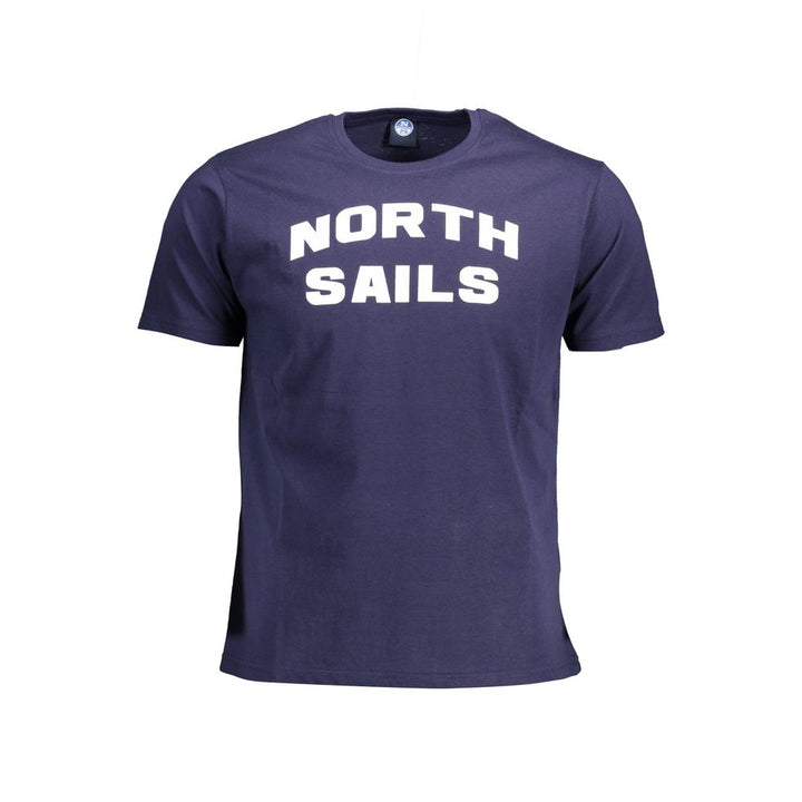 North Sails Blue Cotton Men’s T-shirt