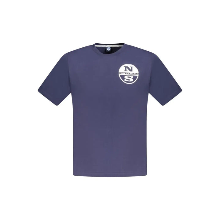 North Sails Blue Cotton Men’s T-shirt