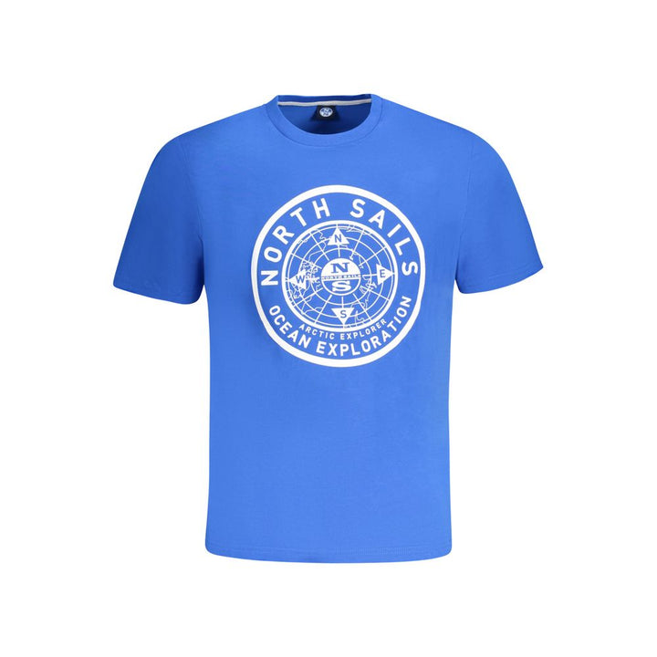 North Sails Blue Cotton Men’s T-shirt