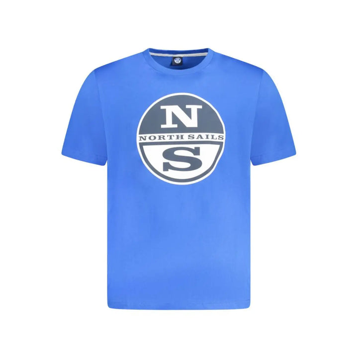 North Sails Blue Cotton Men’s T-shirt