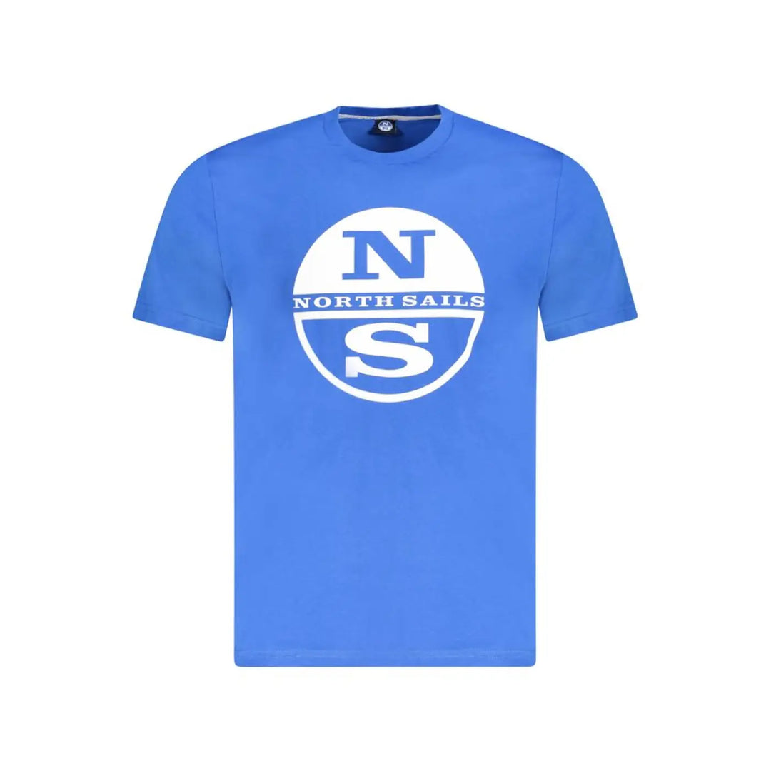 North Sails Blue Cotton Men’s T-shirt