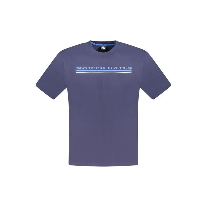 North Sails Blue Cotton Mens T-shirt