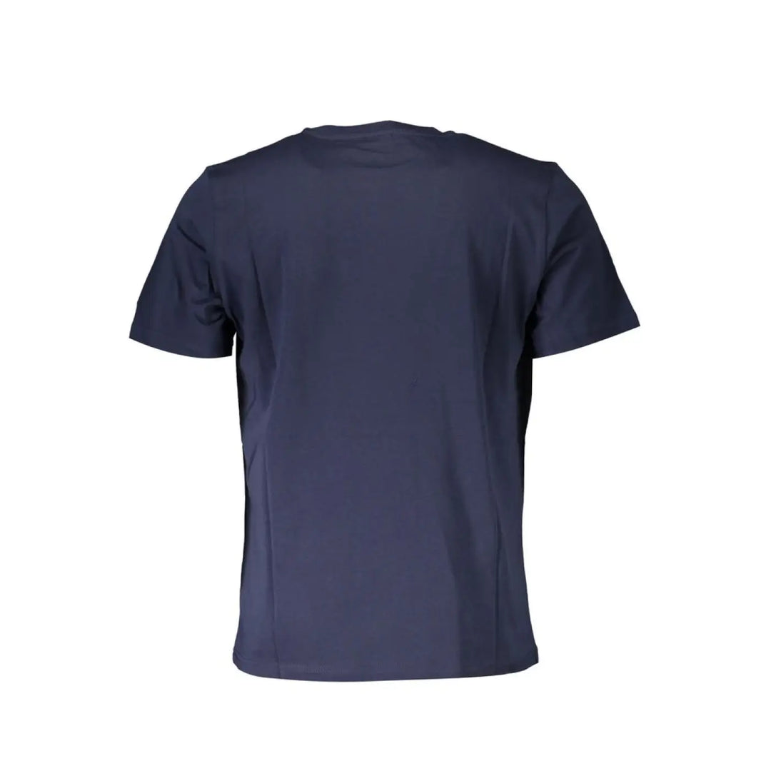 North Sails Blue Cotton Mens T-shirt