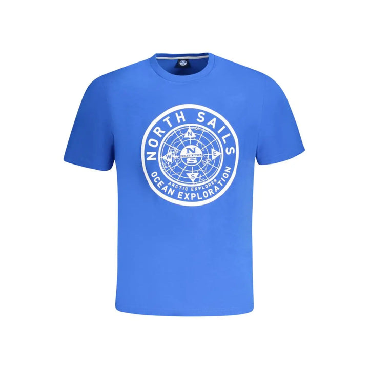 North Sails Blue Cotton Men’s T-shirt
