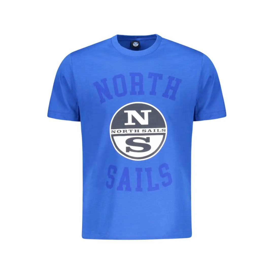 North Sails Blue Cotton Men’s T-shirt