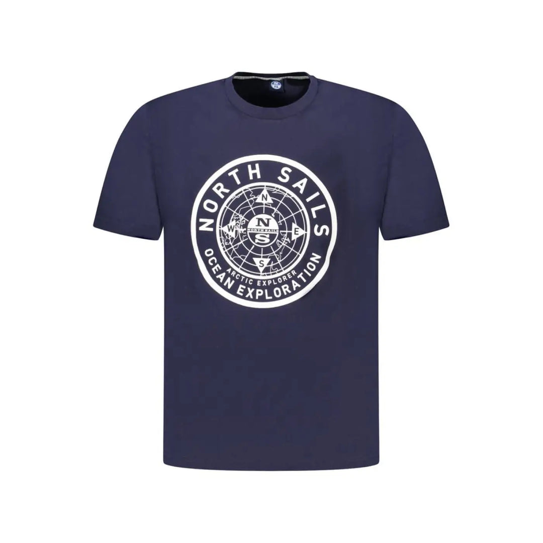 North Sails Blue Cotton Men’s T-Shirt