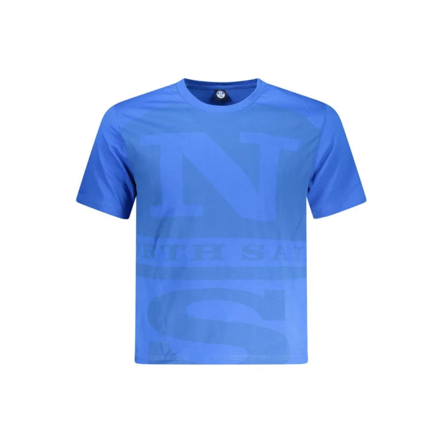 North Sails Blue Cotton Men’s T-Shirt