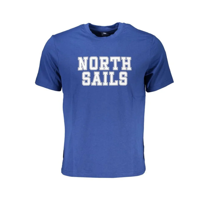 North Sails Blue Cotton Men’s T-Shirt