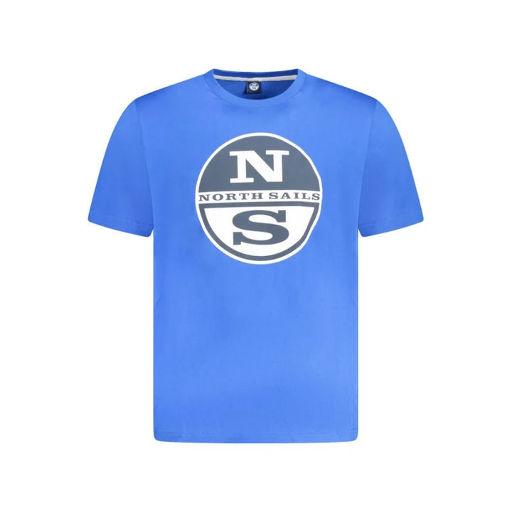 North Sails Blue Cotton Men’s T-Shirt