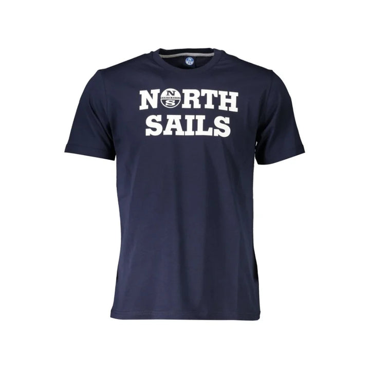 North Sails Blue Cotton Men’s T-Shirt