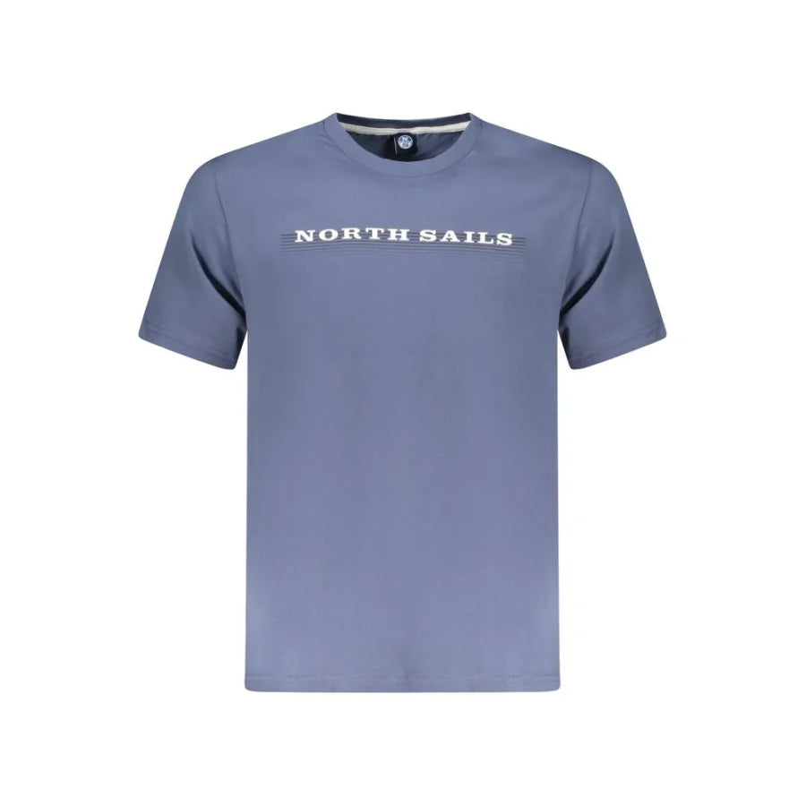 North Sails Blue Cotton Men’s T-Shirt