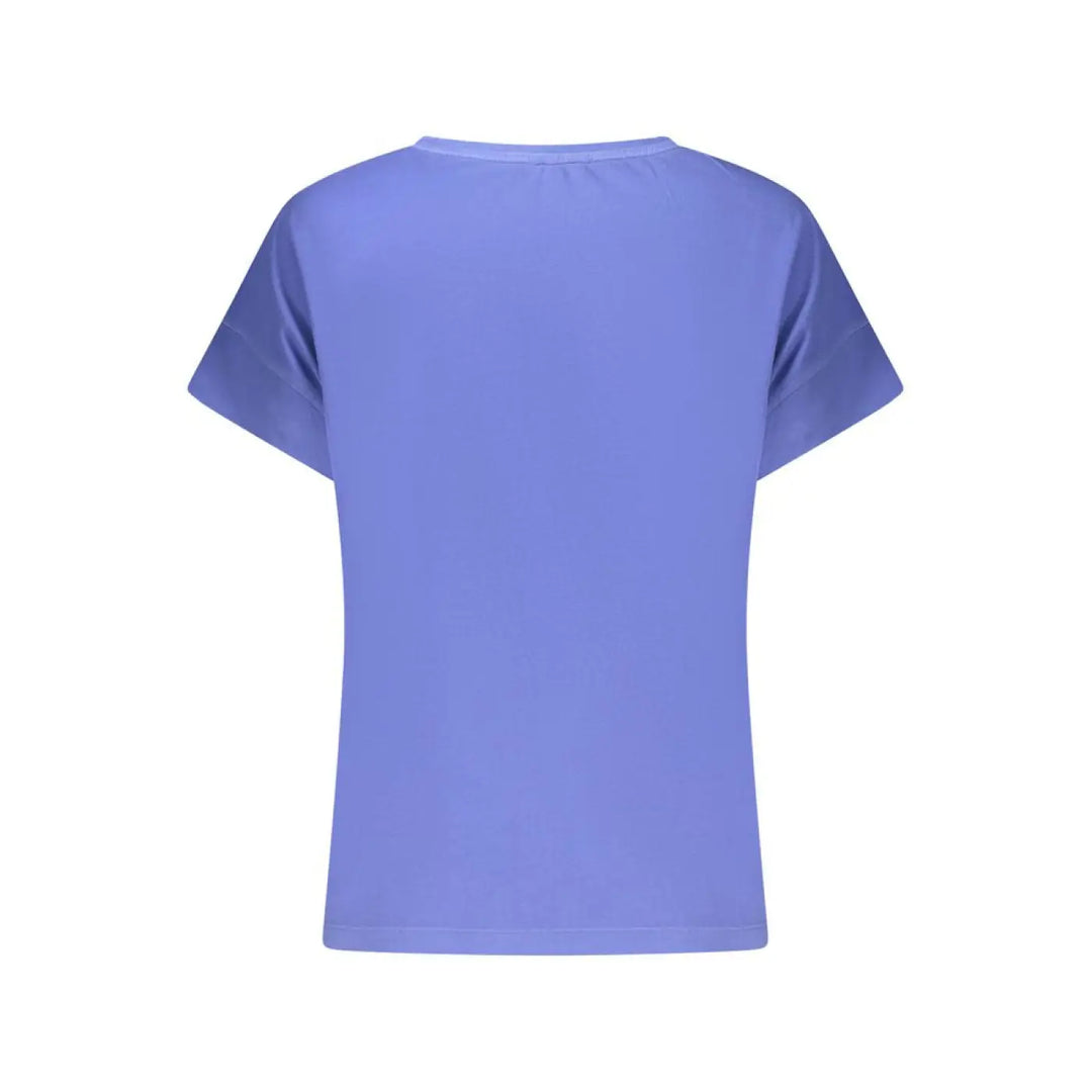 North Sails Blue Cotton Women T-shirt
