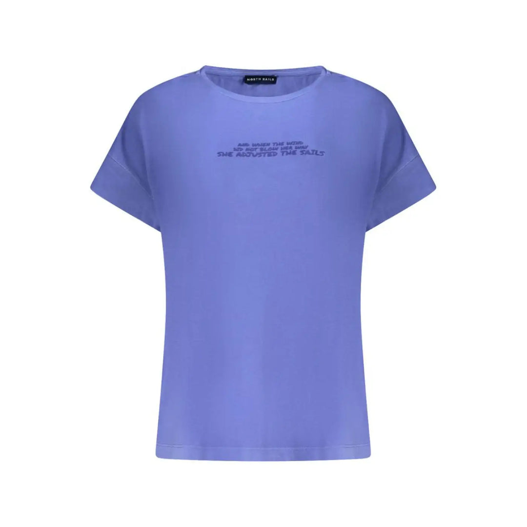 North Sails Blue Cotton Women T-shirt