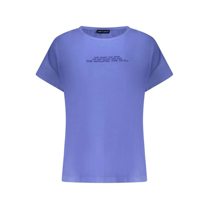 North Sails Blue Cotton Women T-shirt