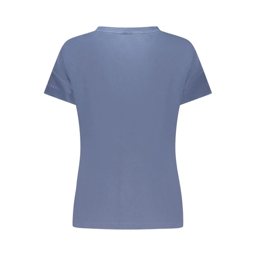 North Sails Blue Cotton Women T-shirt