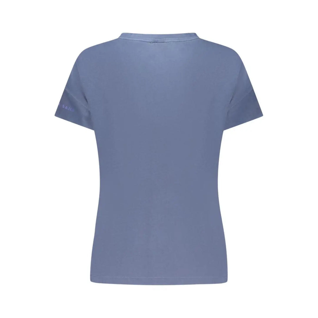 North Sails Blue Cotton Women T-shirt