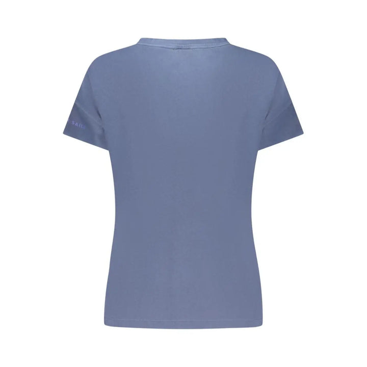North Sails Blue Cotton Women T-shirt
