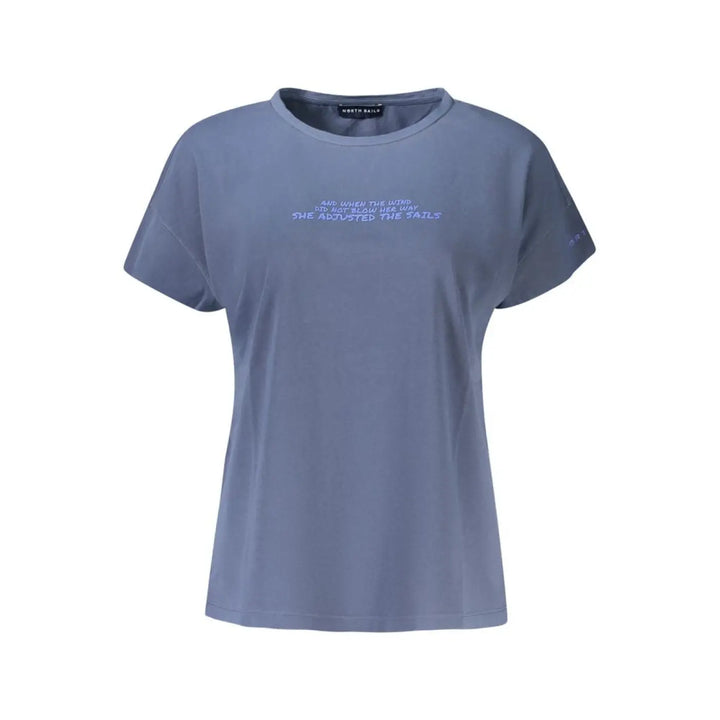 North Sails Blue Cotton Women T-shirt